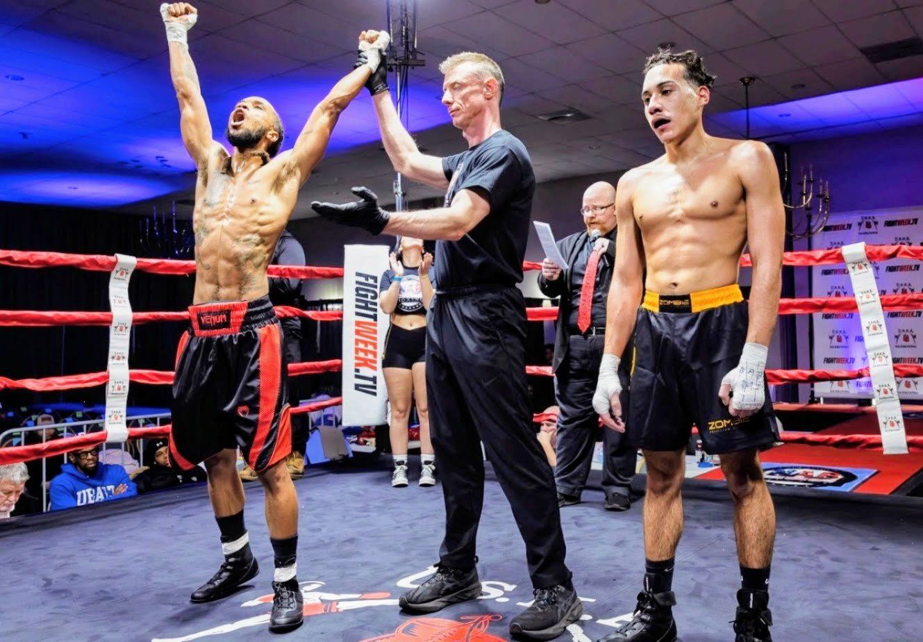 JKB athlete after a kickboxing match