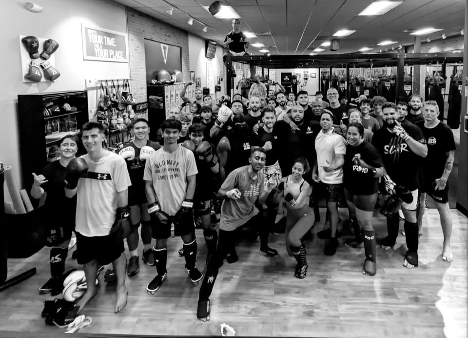 Jersey Kickboxing team at the Millville gym