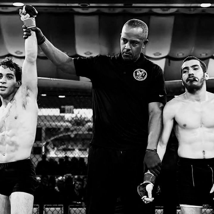 Estevan Soto after an MMA fight decision
